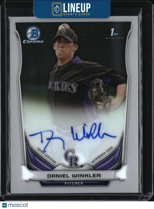 2014 Bowman Chrome Daniel Winkler #BCAP-DW 1st Bowman