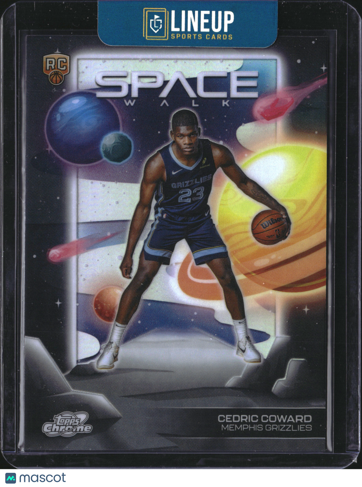2026 Topps Chrome Space Walk Cedric Coward #SW-13 Refractor RC