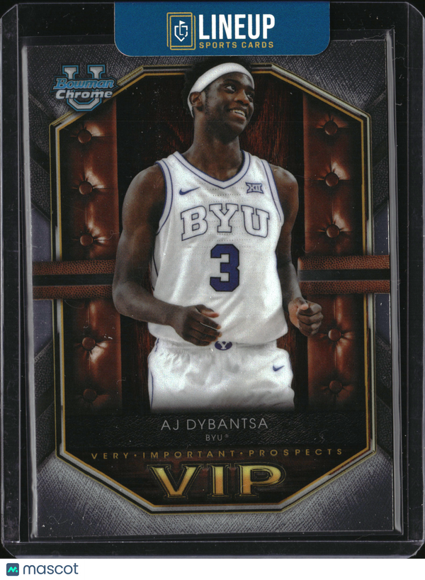2025 Bowman Chrome Very Important Prospects AJ Dybantsa #VIP-1