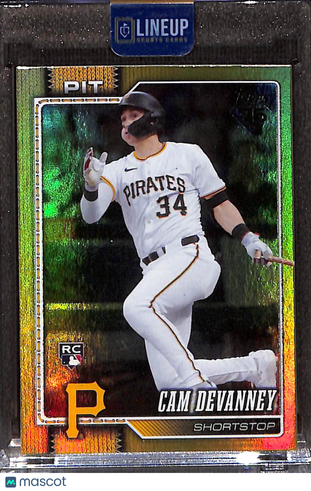 2026 Topps Series One Cam Devanney #268 Yellow Foil RC