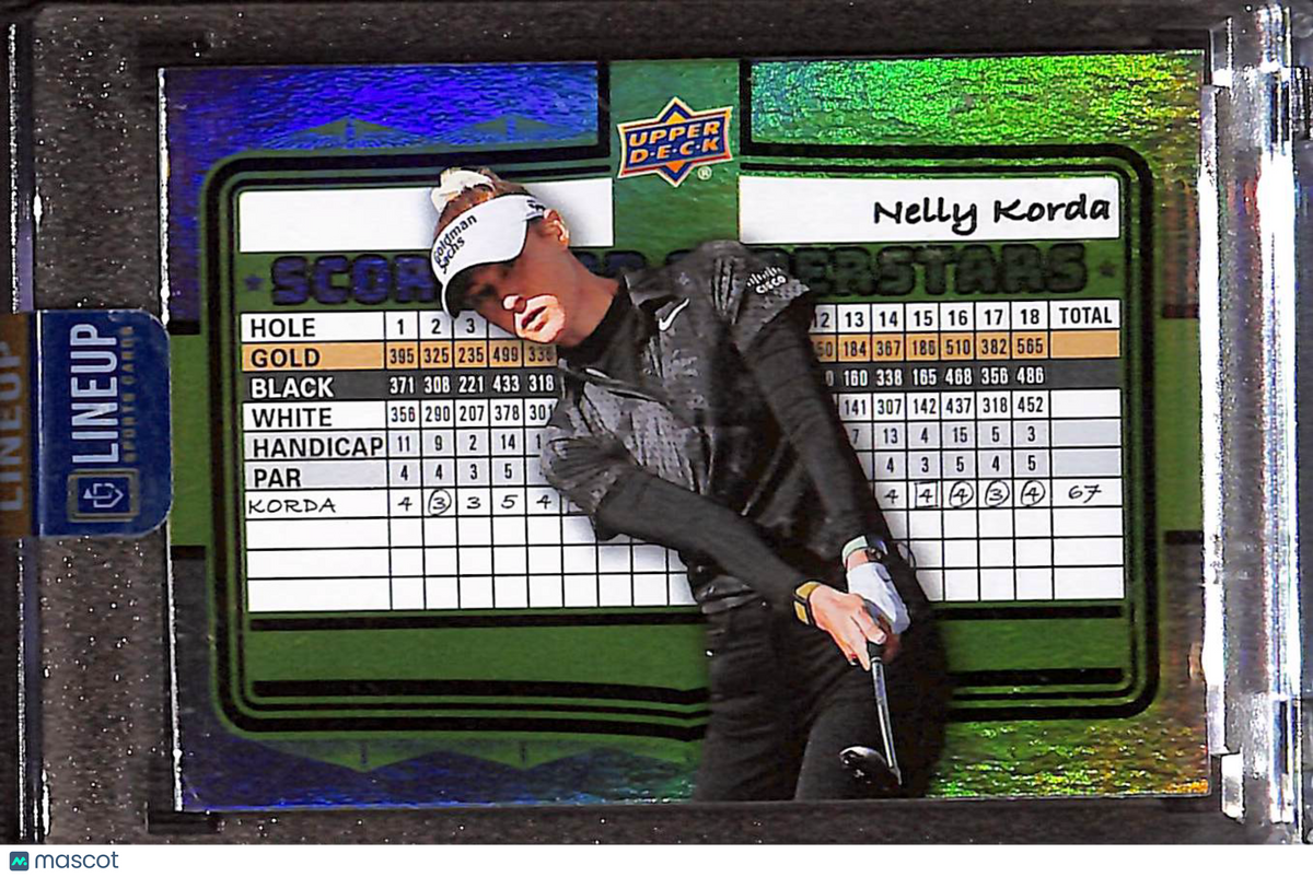 2026 Upper Deck Golf Scorecard Superstars Nelly Korda #SS-25 Green