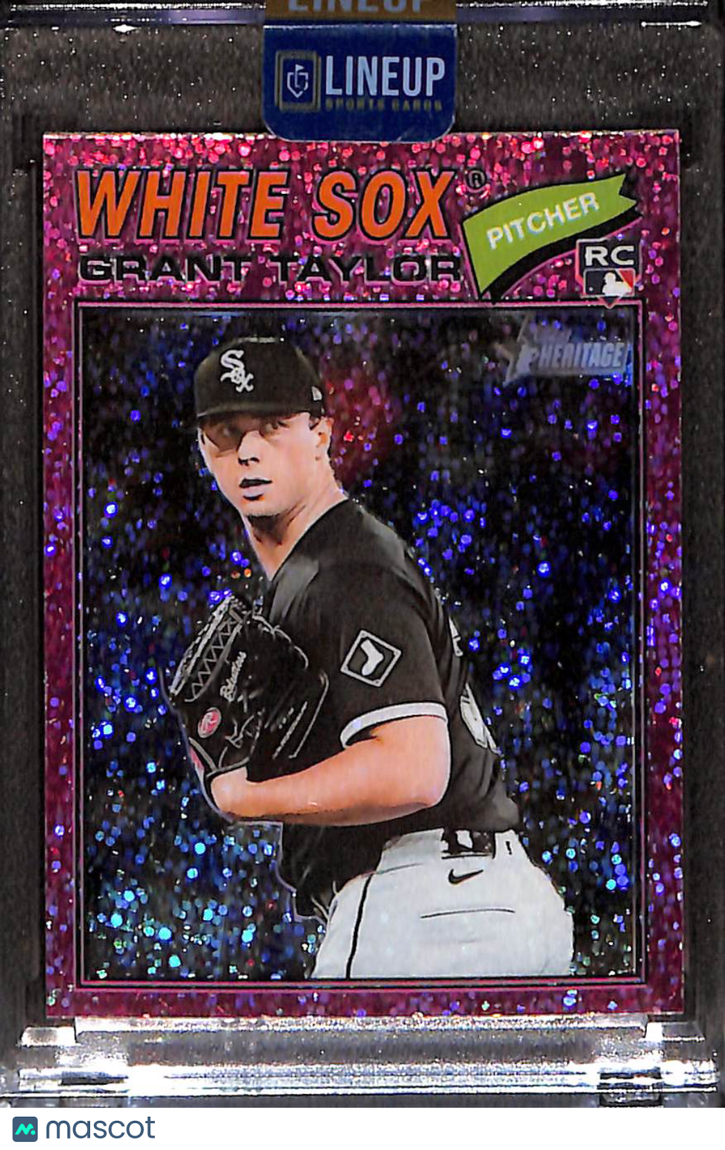 2025 Topps Heritage Grant Taylor #329 Pink Speckle RC