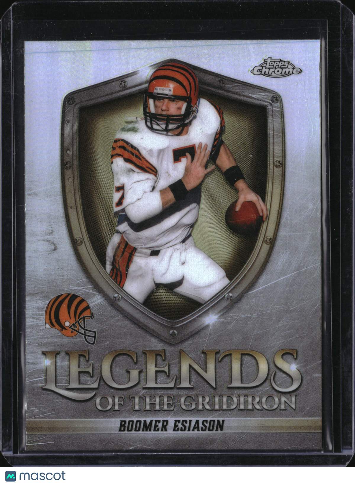 2025 Topps Chrome Legends of the Gridiron Boomer Esiason #LOG-6 Refractor