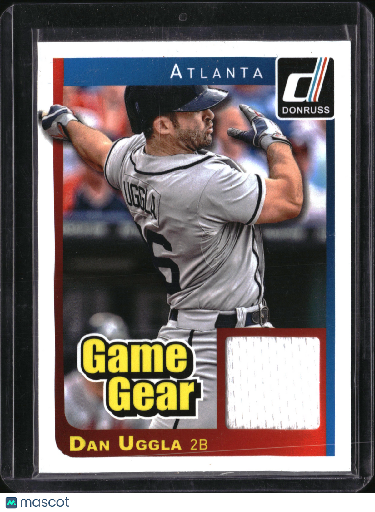 2014 Donruss Game Gear Dan Uggla #17 Game-used material