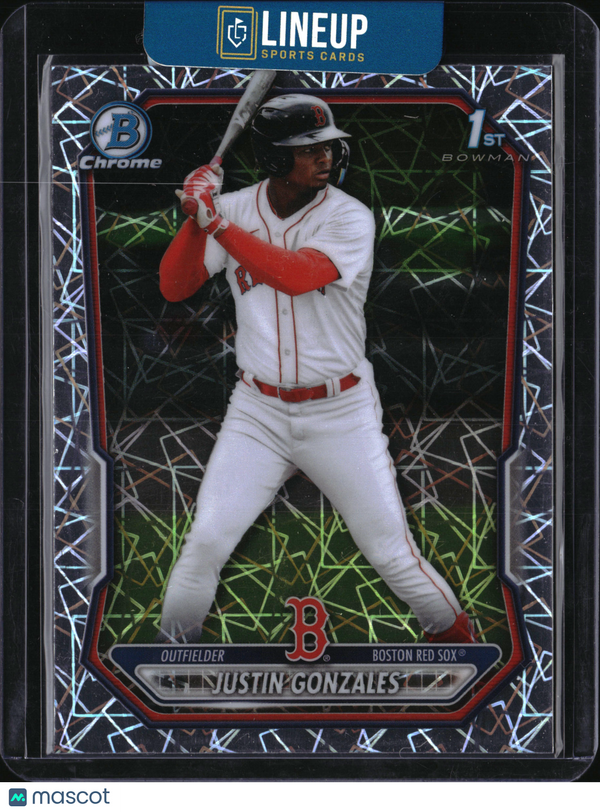 2026 Bowman Chrome Justin Gonzales #BCP-141 RayWave