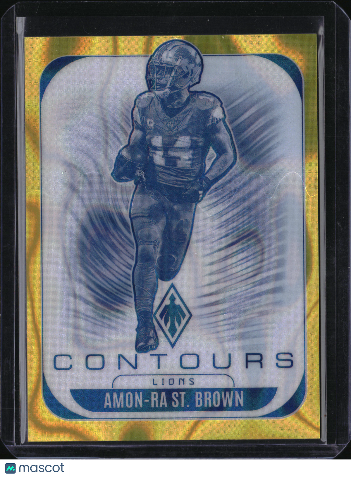 2025 Panini Phoenix Contours Amon-Ra St. Brown #11 Gold /99