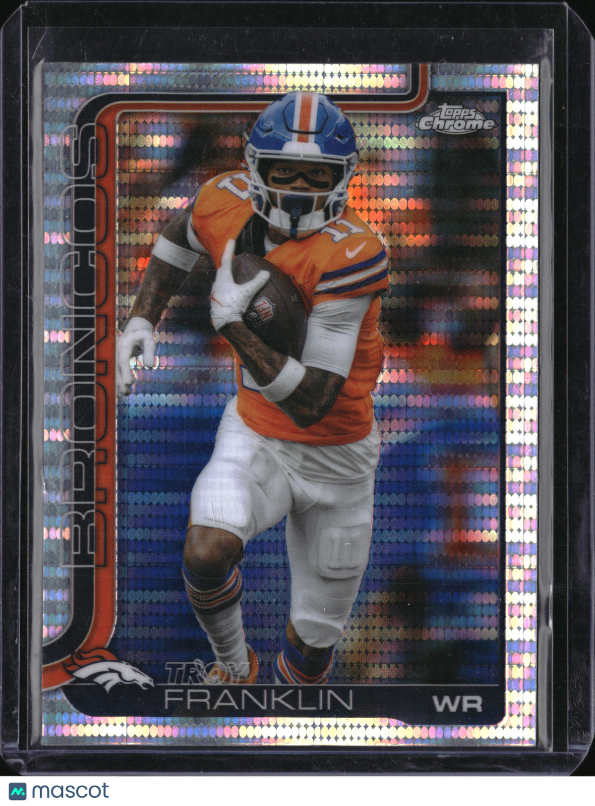 2025 Topps Chrome Troy Franklin #91 Pulsar Refractor