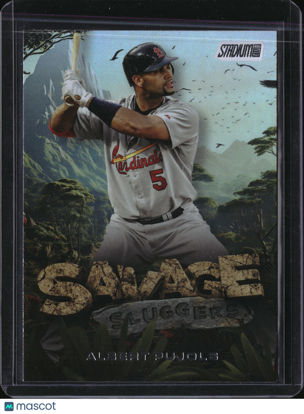 2025 Topps Stadium Club Savage Sluggers Albert Pujols #SS-10
