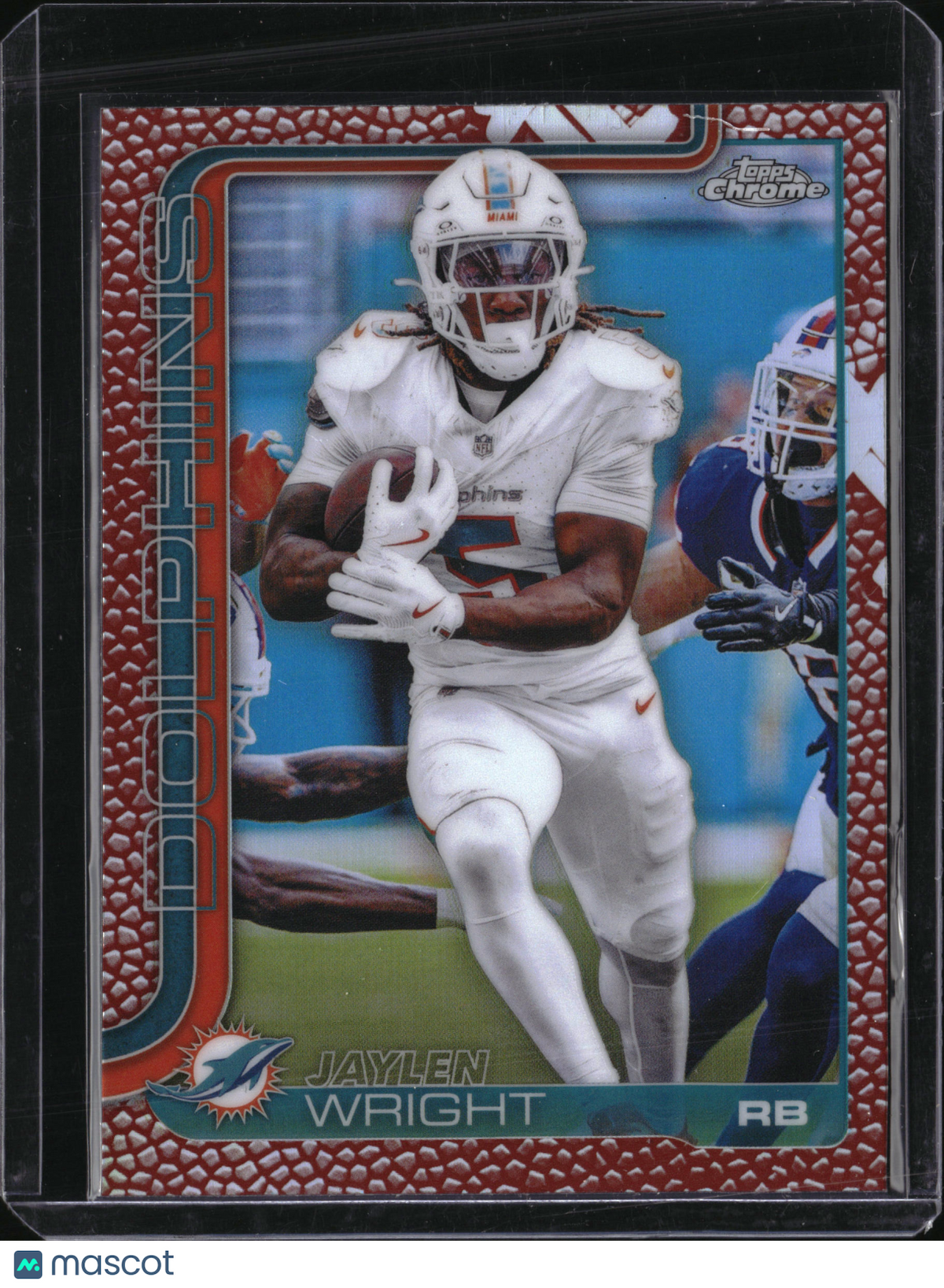 2025 Topps Chrome Jaylen Wright #190 Red Elephant Prizm