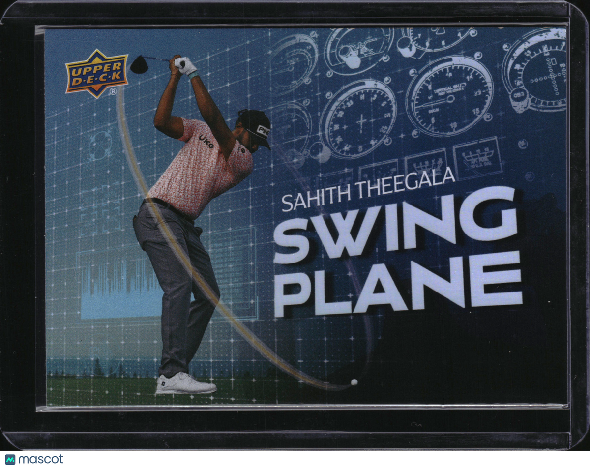 2026 Upper Deck Golf Swing Plane Sahith Theegala #SP-9