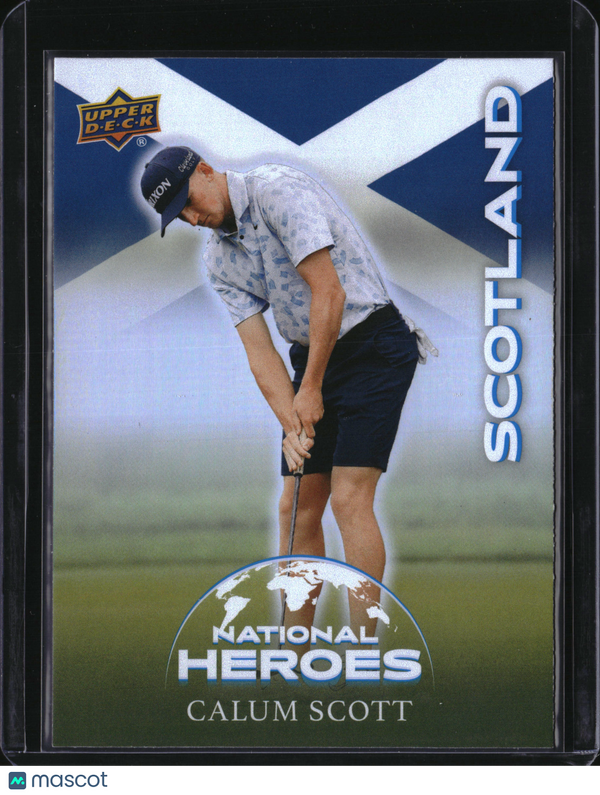 2026 Upper Deck Golf National Heroes Calum Scott #NH-24