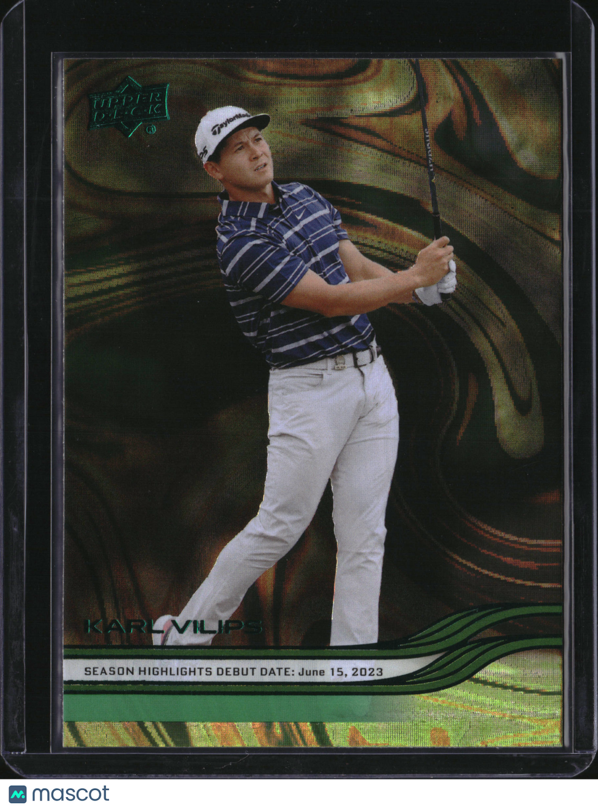 2026 Upper Deck Golf Karl Vilips #78 Green