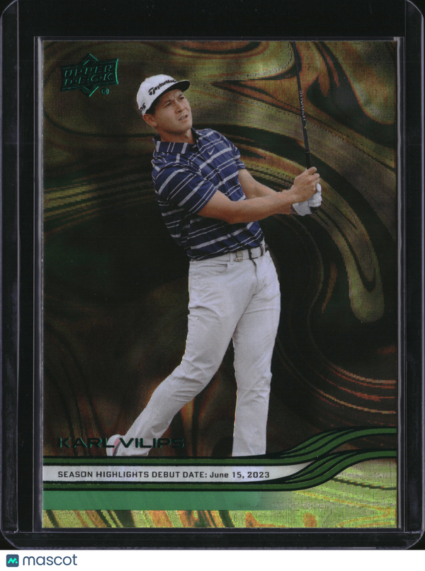 2024 Upper Deck Golf Green Karl Vilips #78