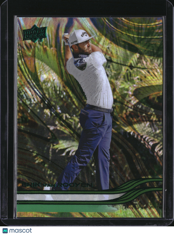 2026 Upper Deck Golf Green Erik van Rooyen #18