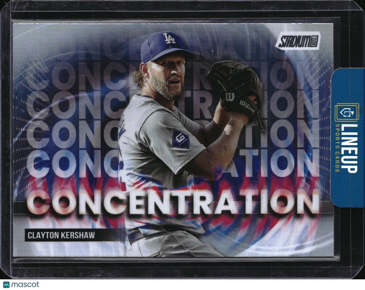 2025 Topps Stadium Club Concentration Clayton Kershaw #C-13