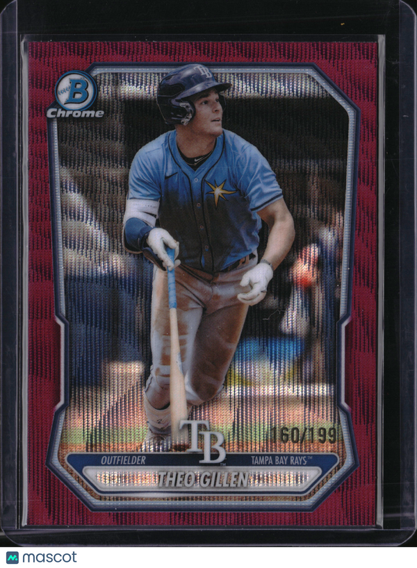 2026 Bowman Chrome Theo Gillen #BCP-20 Pink RayWave /199
