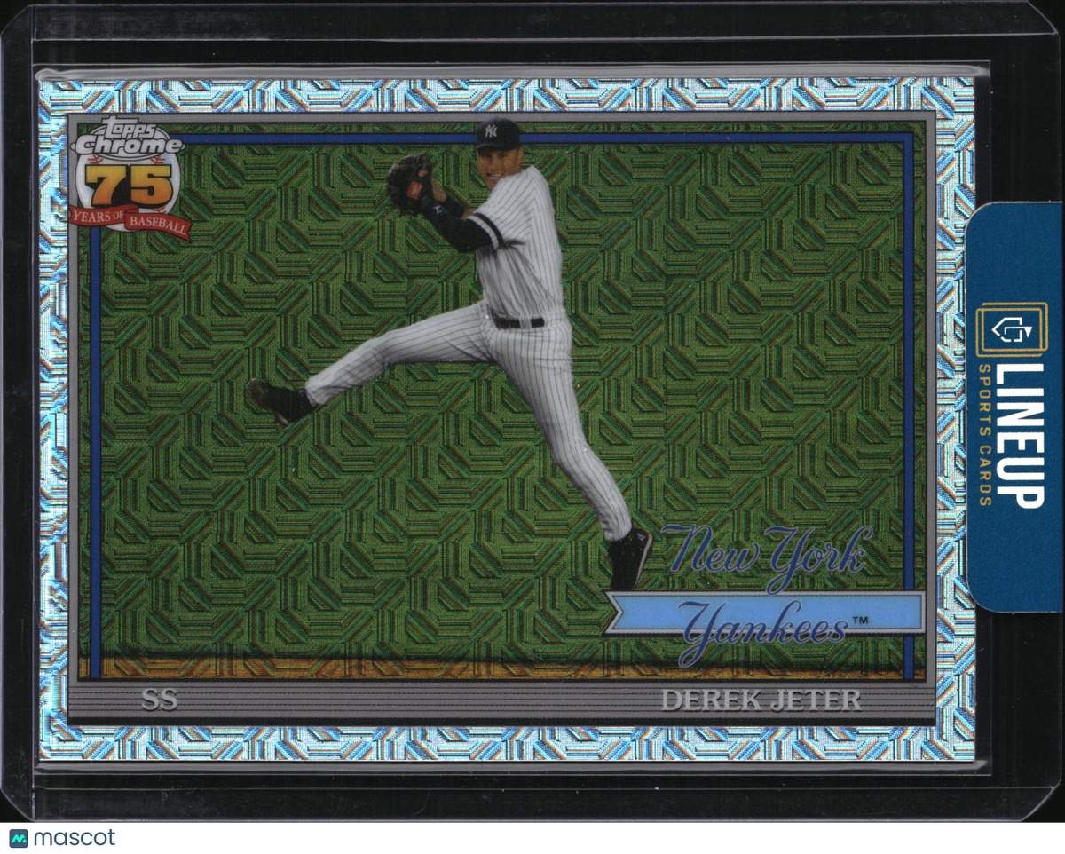 2026 Topps Chrome 75 Years of Baseball Derek Jeter #91C-73