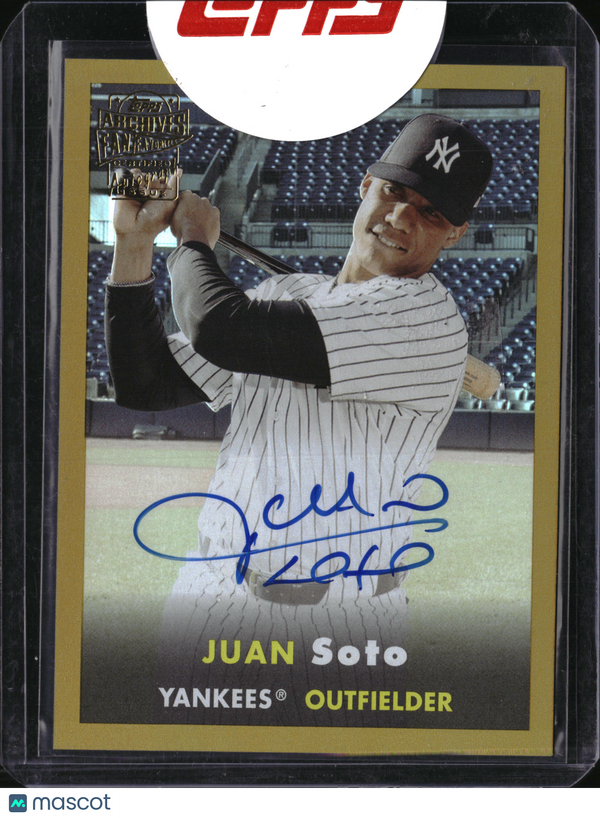 2024 Topps Archives Signature Series Juan Soto #FF-JSO Gold