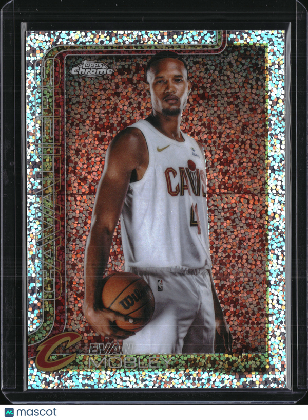 2026 Topps Chrome Evan Mobley #25 Speckle Refractor