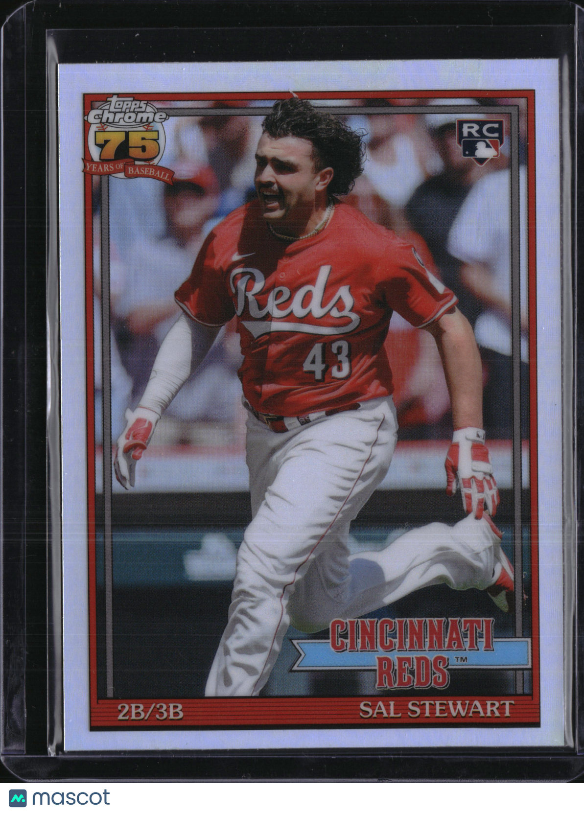 2026 Topps Chrome 75 Years of Baseball Sal Stewart #91CB-21 RC