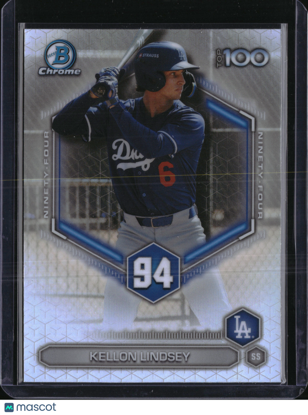 2026 Bowman Chrome Top 100 Kellon Lindsey #BTP-94