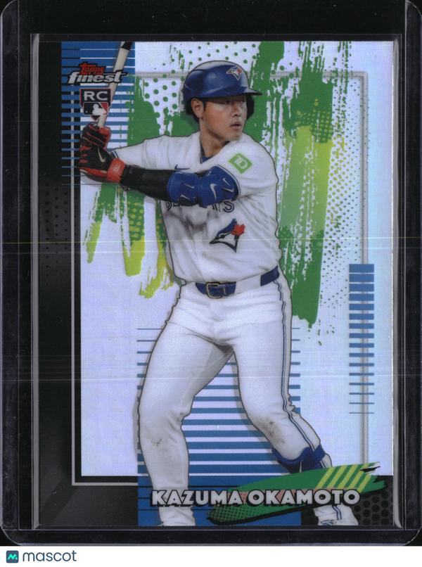 2026 Topps Finest Kazuma Okamoto #34 Refractor RC