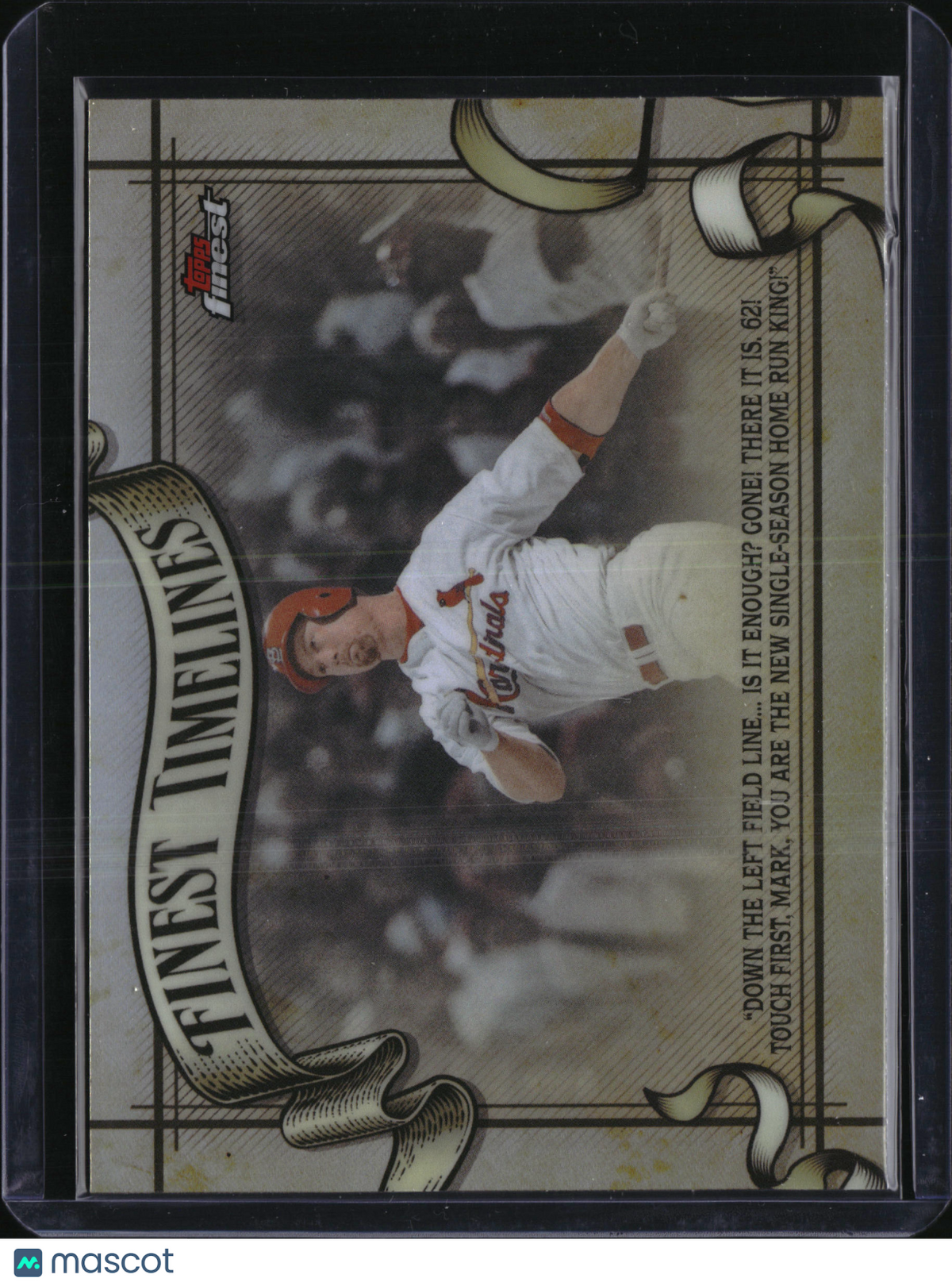 2026 Topps Finest Timelines Mark McGwire #FT-25 Refractor