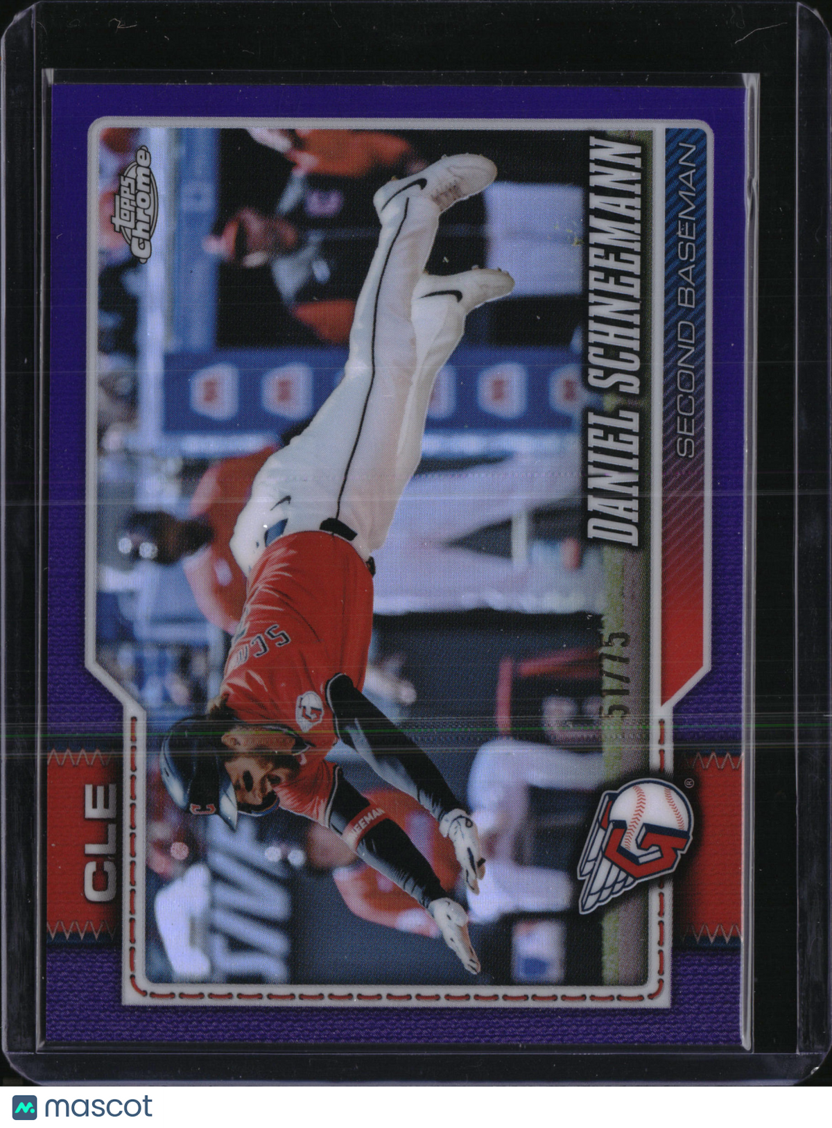 2025 Topps Chrome Daniel Schneemann #272 Purple Refractor
