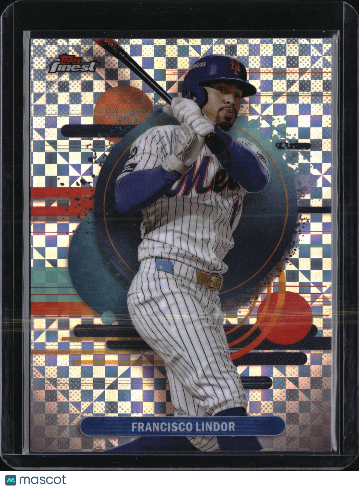 2025 Topps Finest Francisco Lindor #113 Checkered