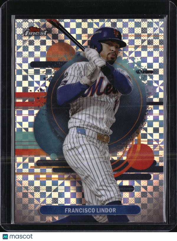 2025 Topps Finest Francisco Lindor #113 Checkered