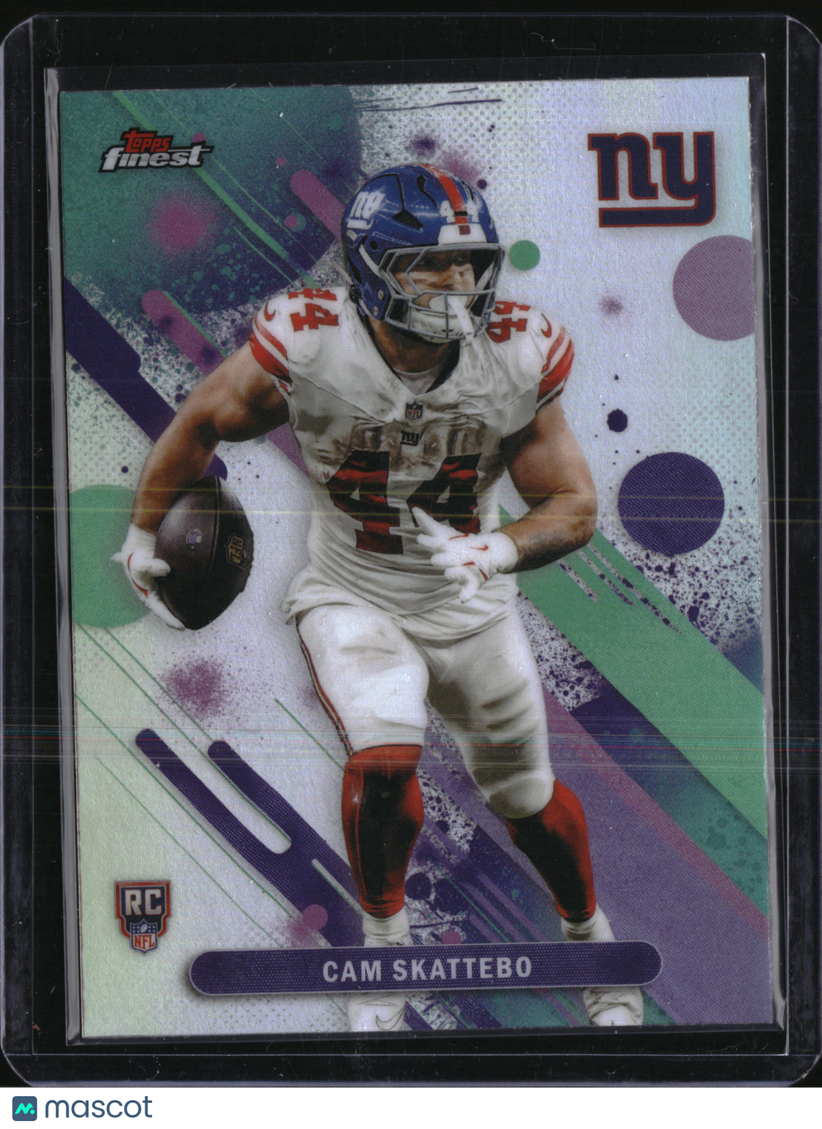 2025 Topps Finest Cam Skattebo #18 Refractor RC