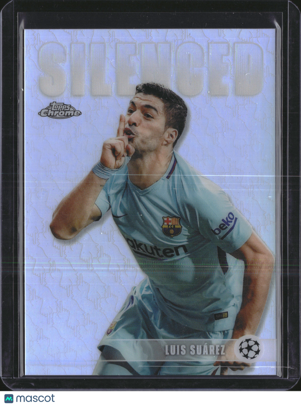 2026 Topps Chrome Silenced Luis Suárez #SHH-4