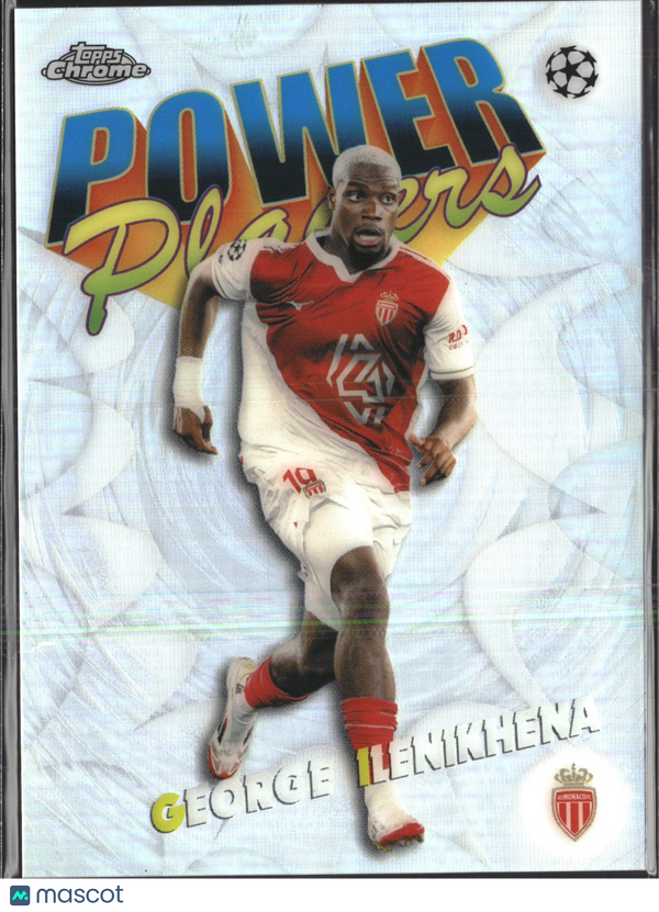 2026 Topps Chrome UEFA Champions League Power Players George Ilenikhena #PP-30