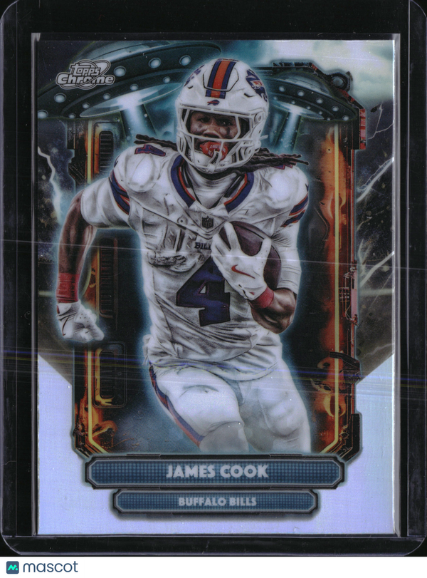 2025 Topps Chrome Ex-Terrestrial James Cook #ET-10
