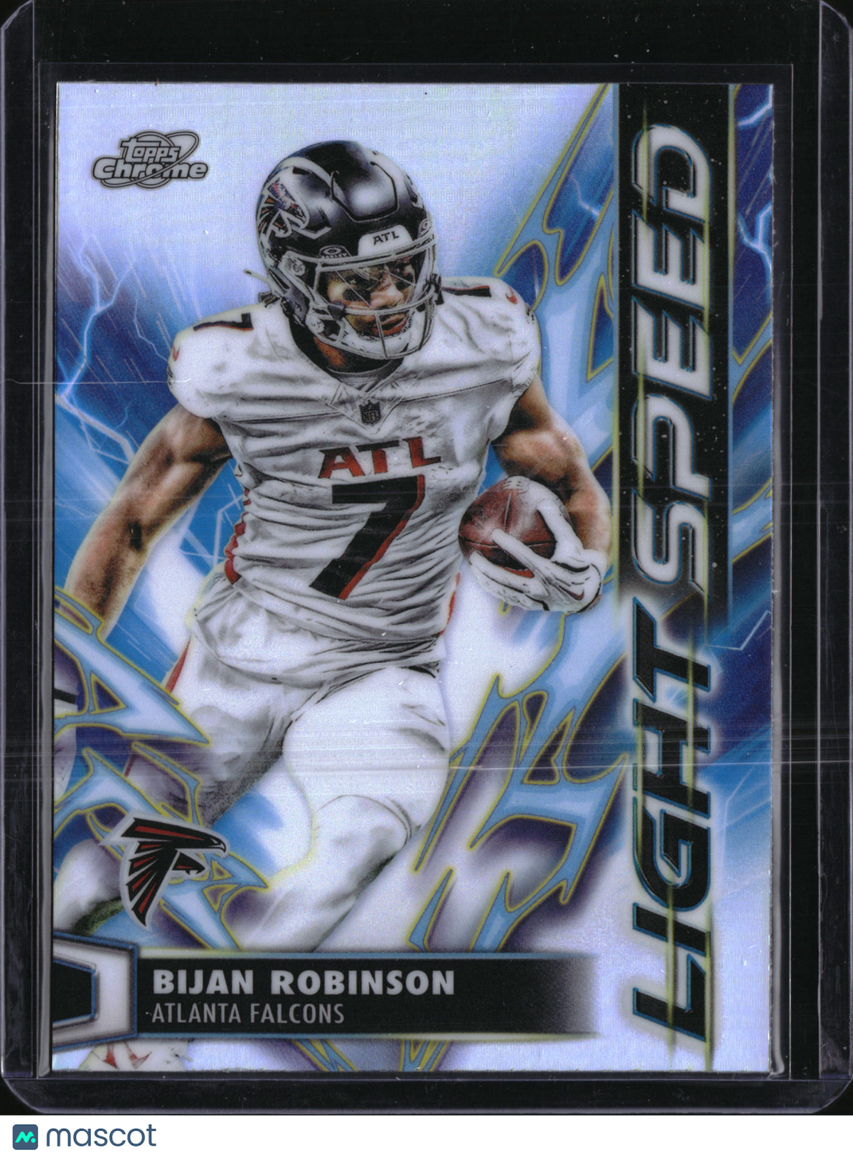 2025 Topps Chrome Light Speed Bijan Robinson #LS-12