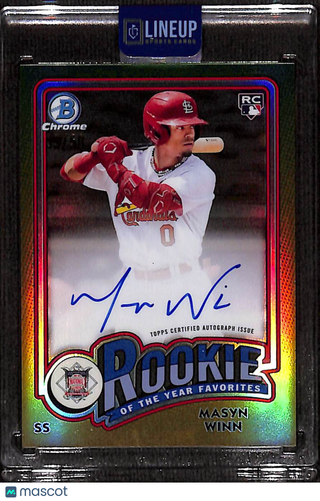 2024 Bowman Chrome Rookie of the Year Favorites /50 Masyn Winn #ROY-MW RC