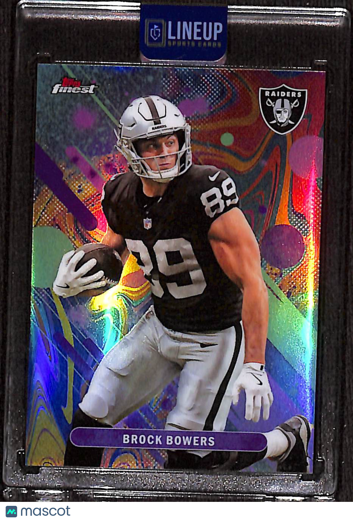 2025 Topps Finest Brock Bowers #95 Oil Spill