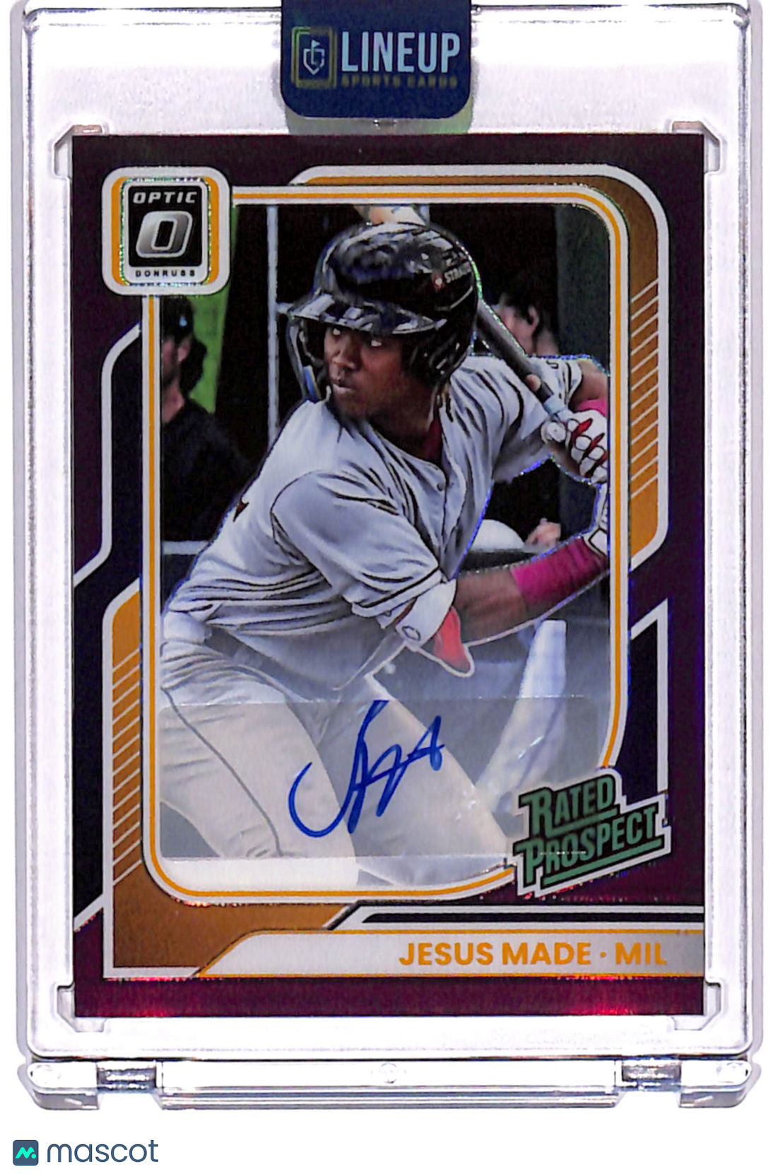 2026 Panini Donruss Optic Jesus Made #107 Purple Prizm /99