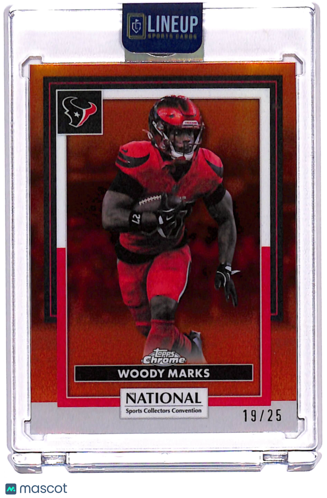 2026 Topps Chrome National Sports Collectors Convention Woody Marks Orange /25