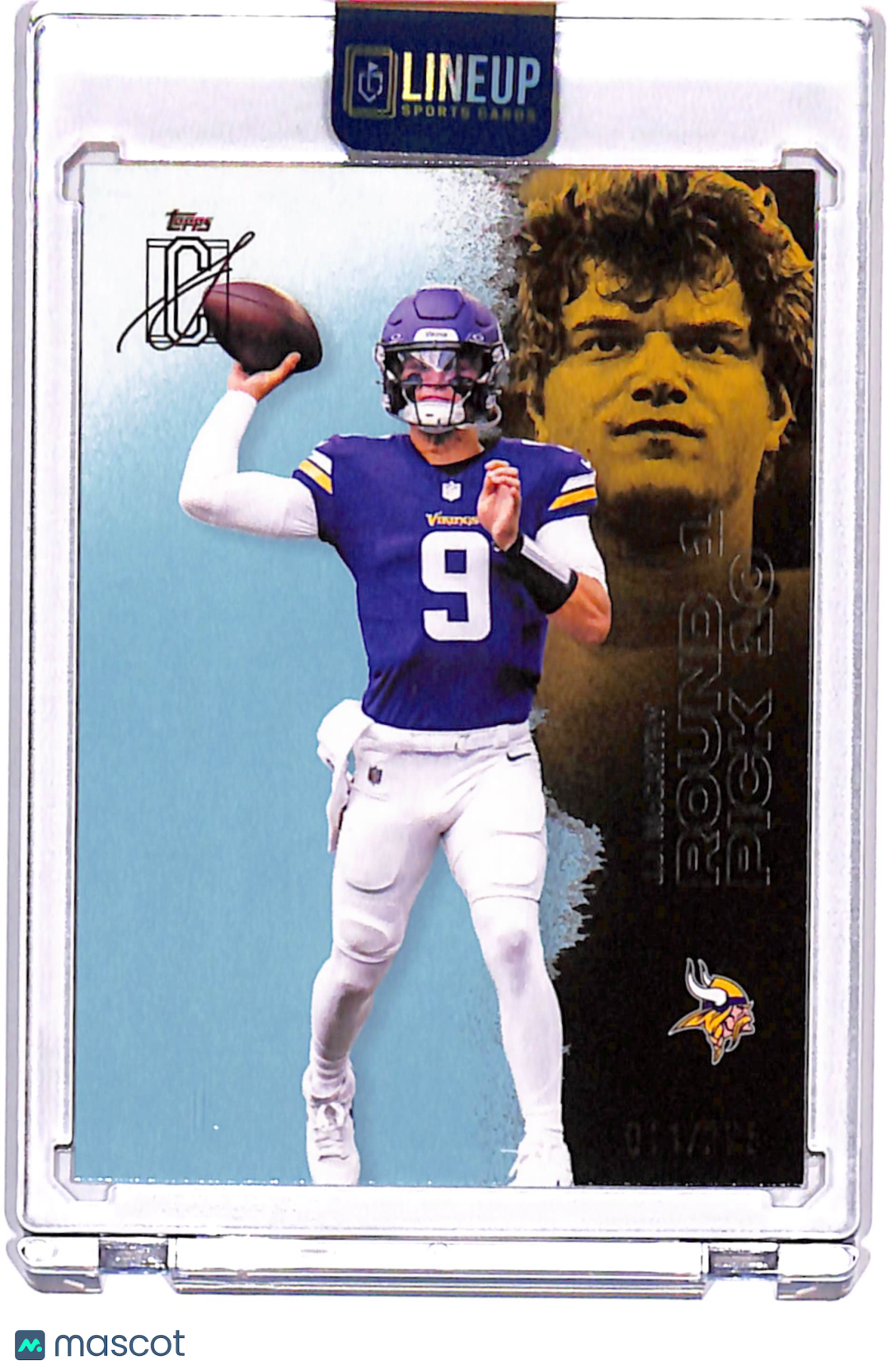 2025 Topps Signature Class J.J. McCarthy #37 Teal /225