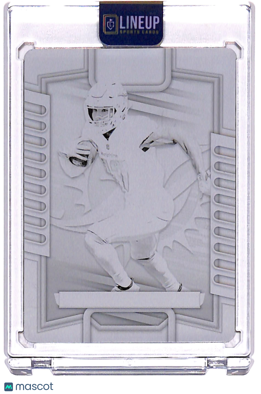 2023 Panini Absolute Football Jaylen Waddle #96 Printing Plate 1/1 Printing Plate