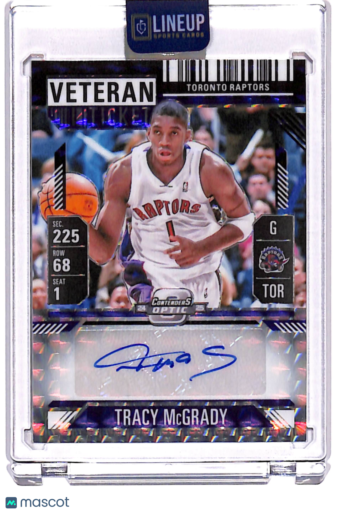 2025 Panini Mosaic Tracy McGrady #VT-TRC Black 1/1