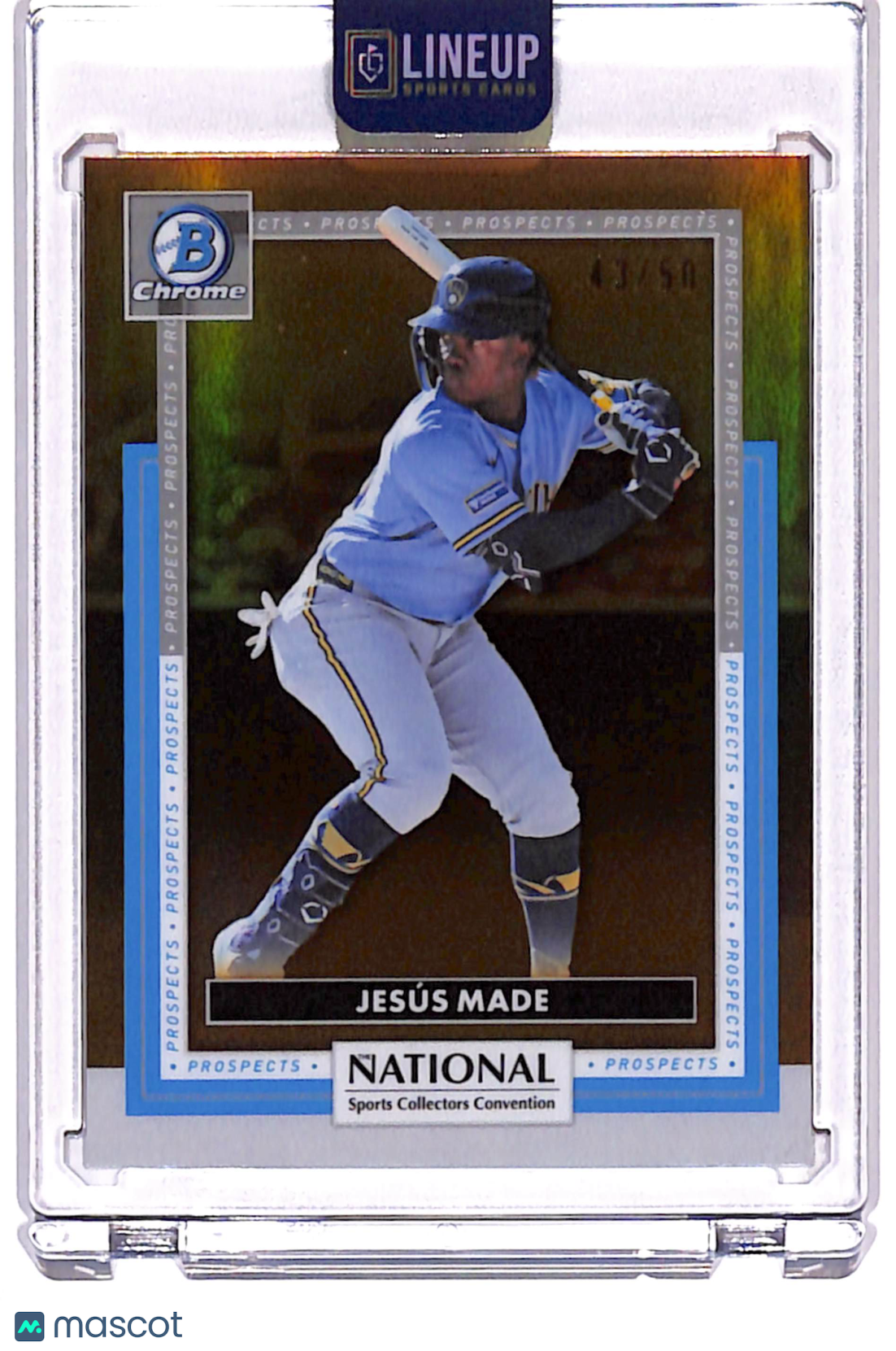 2026 Bowman Chrome National Jesús Made #TP-04 Gold /50