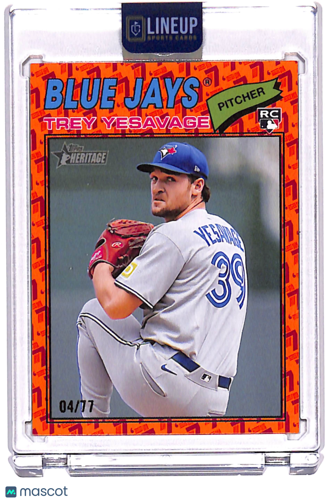 2025 Topps Heritage Trey Yesavage #245 /77 RC