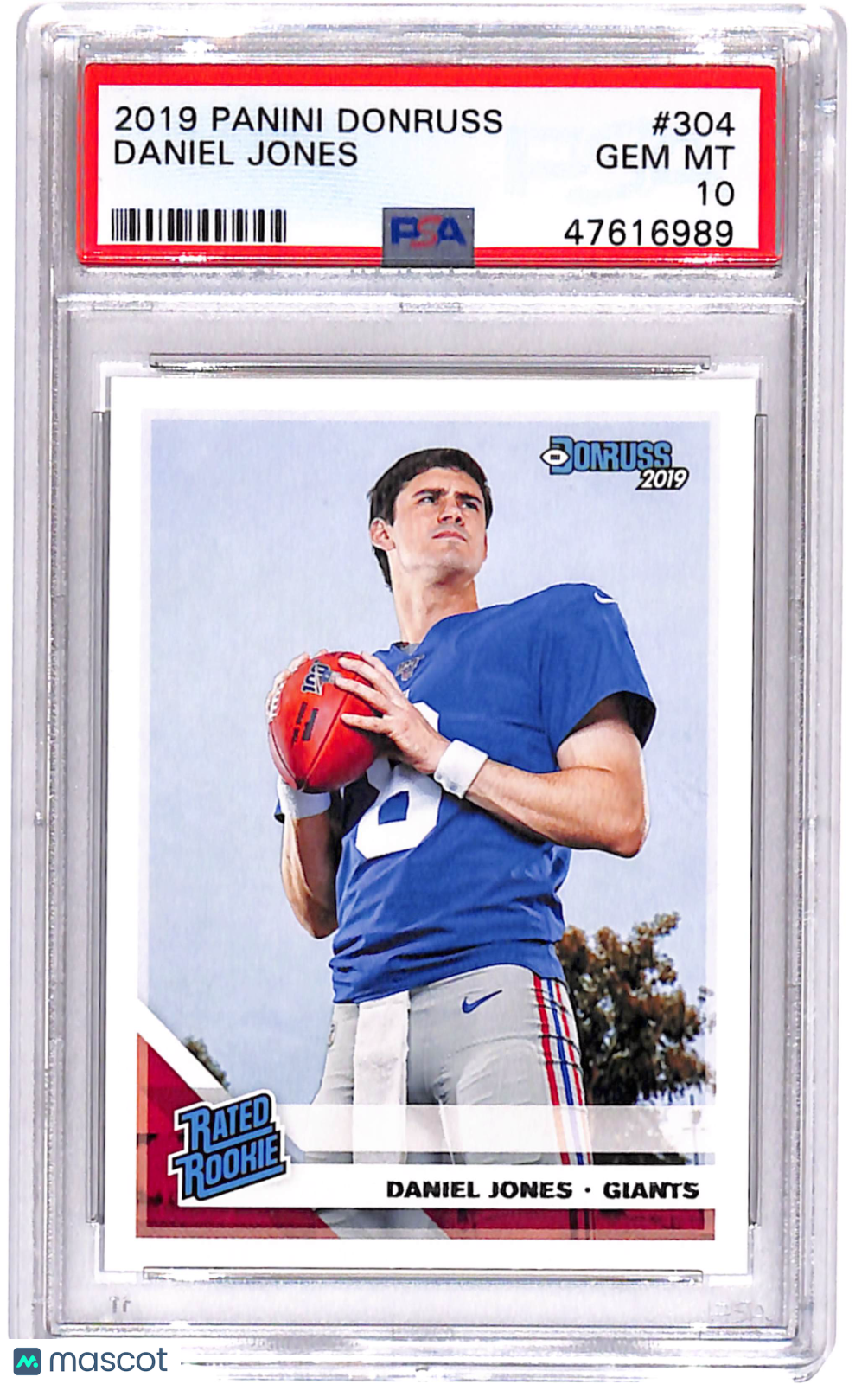 PSA 10 2019 Panini Donruss Daniel Jones #304