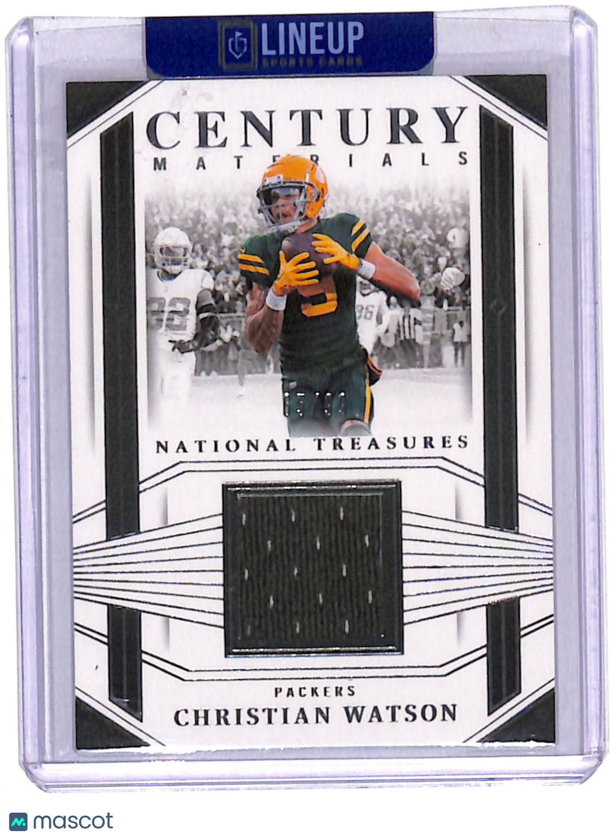 2024 Panini National Treasures Christian Watson #CEN-CWN /99 Memorabilia