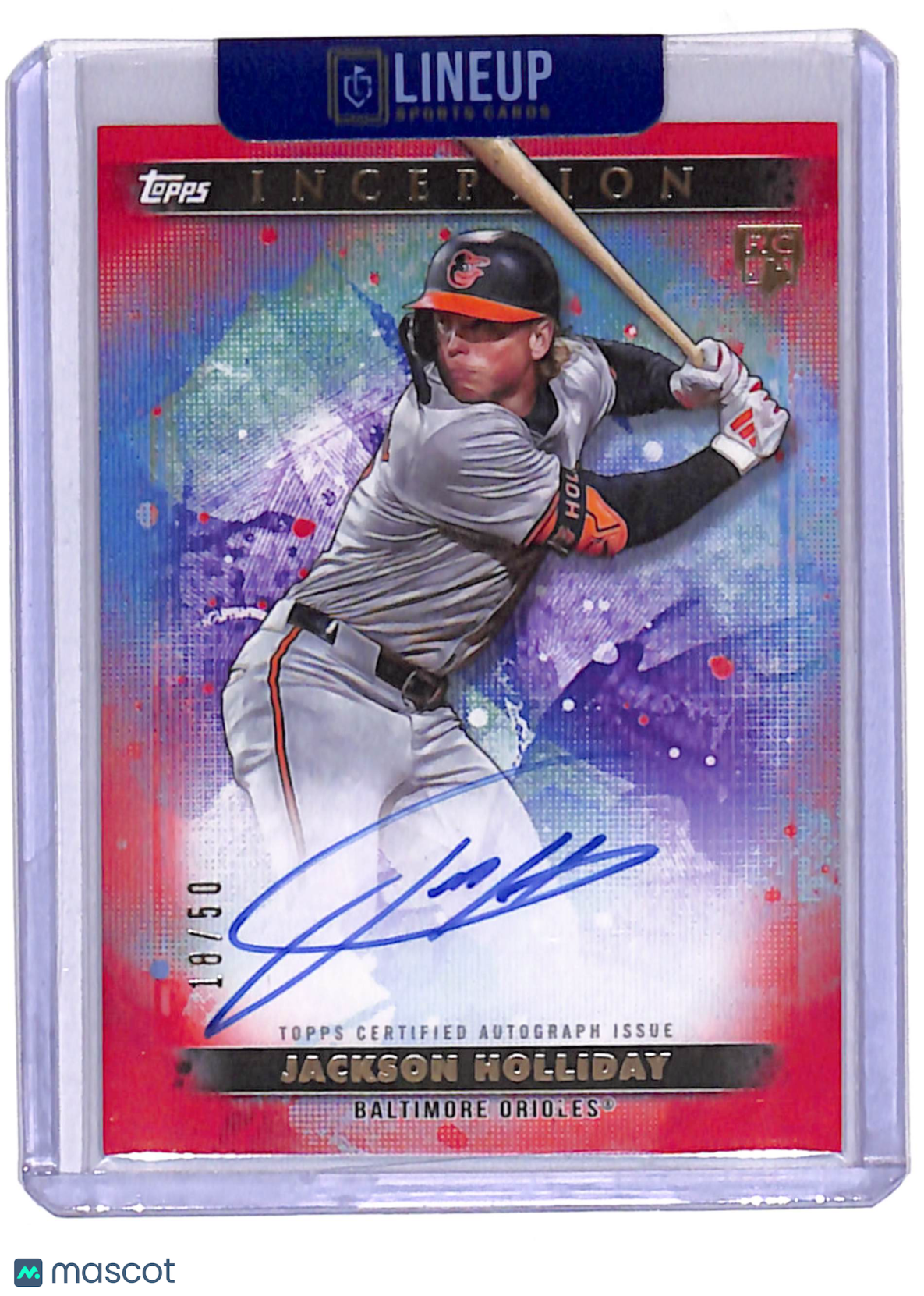 2024 Topps Inception Jackson Holliday #BRES-JH /50