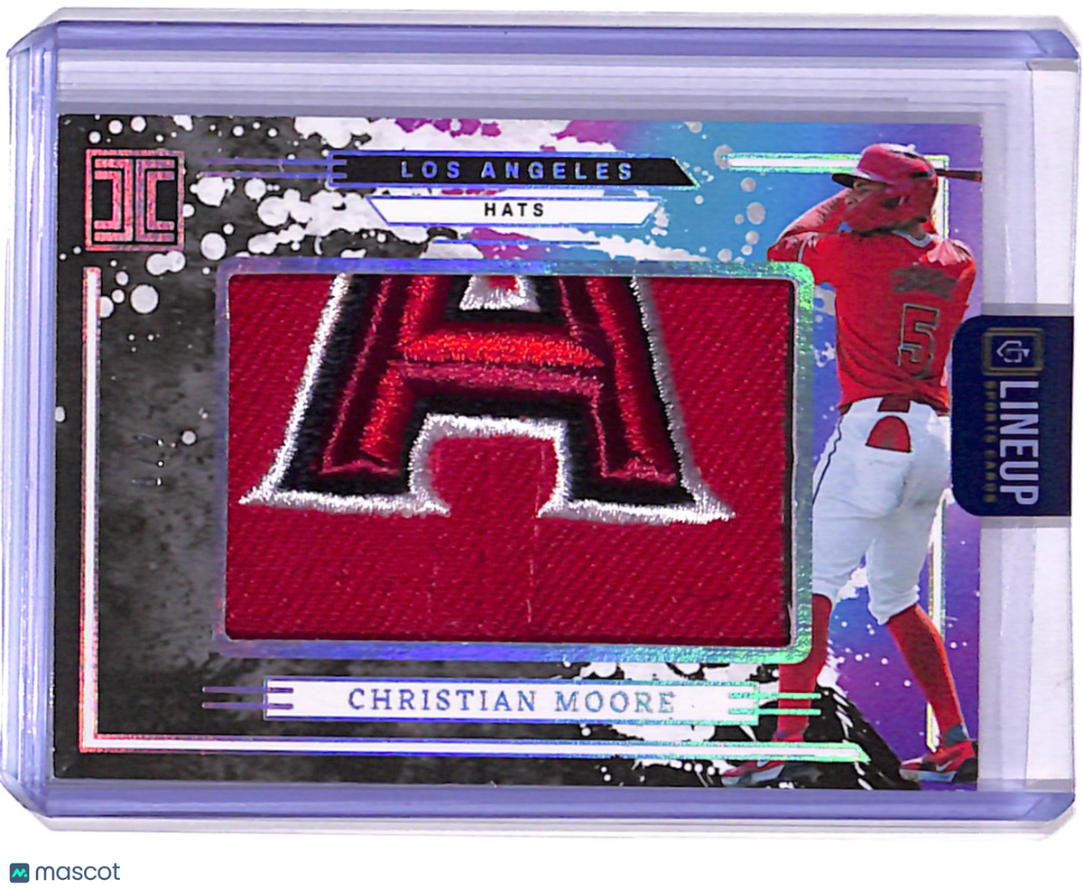 2025 Panini Impeccable Christian Moore #IJP-CM Patch Memorabilia