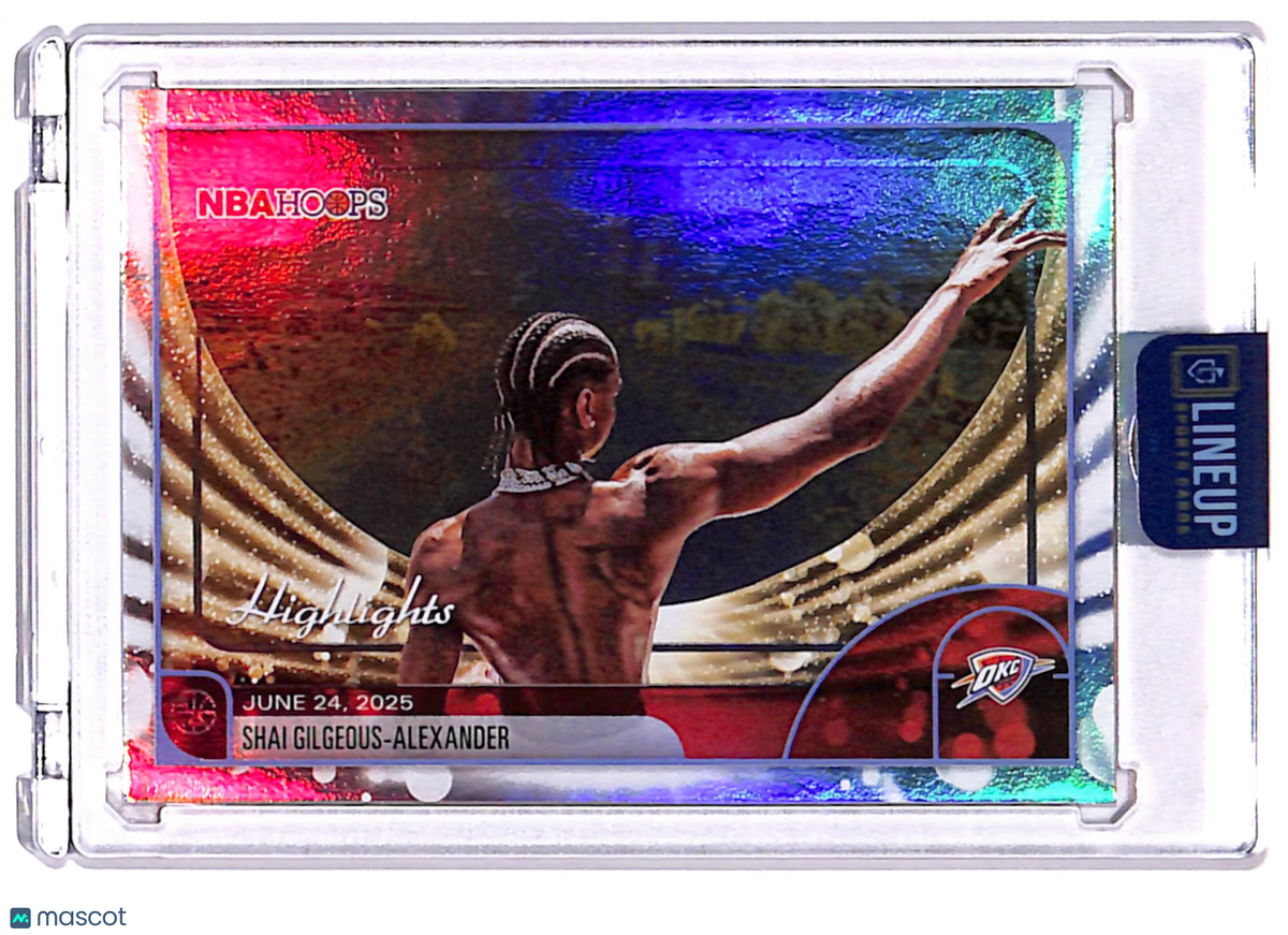 2026 Topps NBA Hoops Shai Gilgeous-Alexander #268 Holo