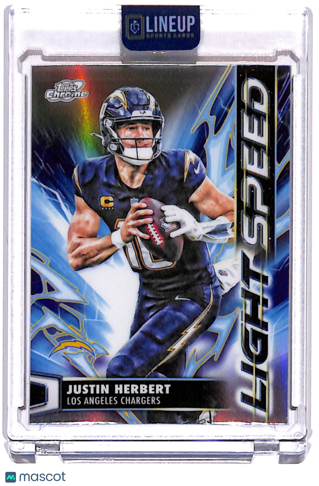 2025 Topps Chrome Light Speed Justin Herbert #LS-7